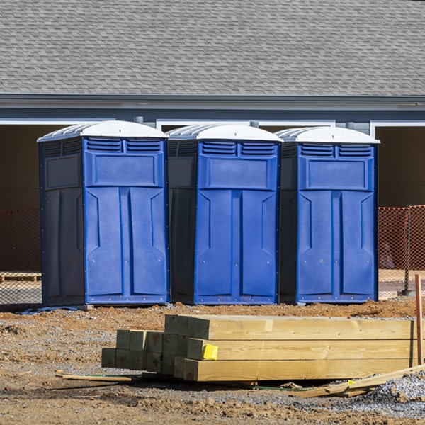 how can i report damages or issues with the portable toilets during my rental period in Hilliard Florida